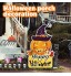 Signes de Pelouse Happy Halloween Signe de Piquet de Jardin Citrouille Grande Taille Signes de Pelouse Chapeau de Sorcière d'halloween Décor Extérieur d'halloween avec Piquets en Métal