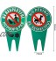 VOVE Lot de 2 panneaux lumineux double face « No Pooping Dog » « Be Respectful » « Keep Off Grass » pour empêcher les chiens de pipi sur votre pelouse Protection UV et résistant aux intempéries