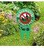 Washranp Panneau d'avertissement « No Peeing and No Pooping Dog » en aluminium robuste réfléchissant pour pelouse parc cour jardin Vert