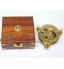 10cm Brass sundial compass fully functional compass nevegation nautical maritime vintage antique compass