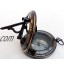 Asmara Cadran solaire en laiton antique Cadran solaire vintage avec bouton poussoir Cadran solaire avec boîtier en cuir C