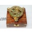 Boussole en laiton avec cadran solaire style nautique vintage 7,6 cm