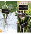 40pcs Étiquettes de Plantes en Ardoise Mini Tableau Noir Marqueur de Jardin Plante Signe Tags en Bois Étiquettes Potager pour Fleur Légumes Graine Jardin Pépinière