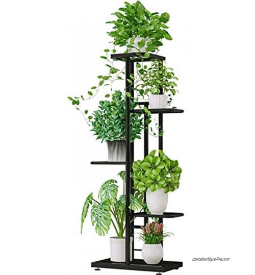 Decdeal Présentoir à 5 Niveaux Pots de Fleurs Support pour Plantes Support pour Plantes échelle de Mise en Pot