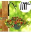 FT-SHOP Suspension Mural Crochet Plante Crochets de Suspension en Métal de Jardin avec Vis pour Pot de Fleur Cages à Oiseaux Lanterne Déco Jardin Balcon 4 Pièces