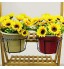 æ— Support de pot de fleurs à suspendre supports de pots de fleurs supports de pots de fleurs support en métal pour clôture de balcon rond pour intérieur et extérieur