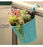 Wiiguda@LOT 8 Pots de Fleurs Suspendu Colorés en Metal Pot de fleur Extérieur Plante avec Accroche Amovible Décoration Jardin Maison Balcon