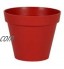 Pot rond Toscane XL Rouge Rubis 80x66cm 170L EDA Plastiques